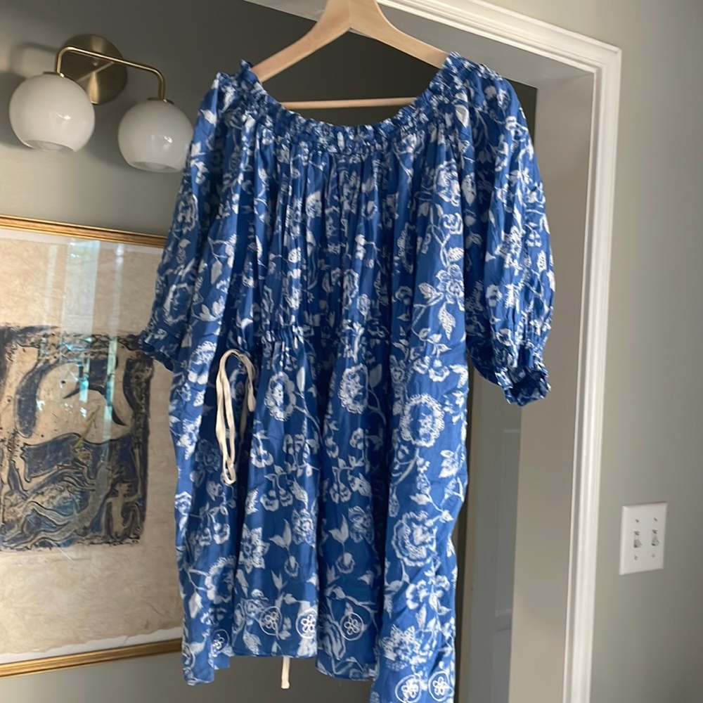 Free People boho blouse, nightgown or poolside coverup